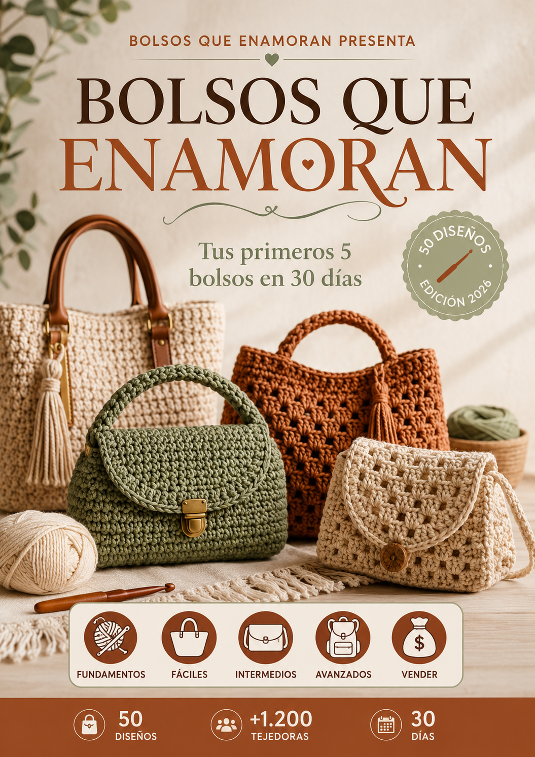 👜 BOLSOS DE CROCHET QUE ENAMORAN 💕